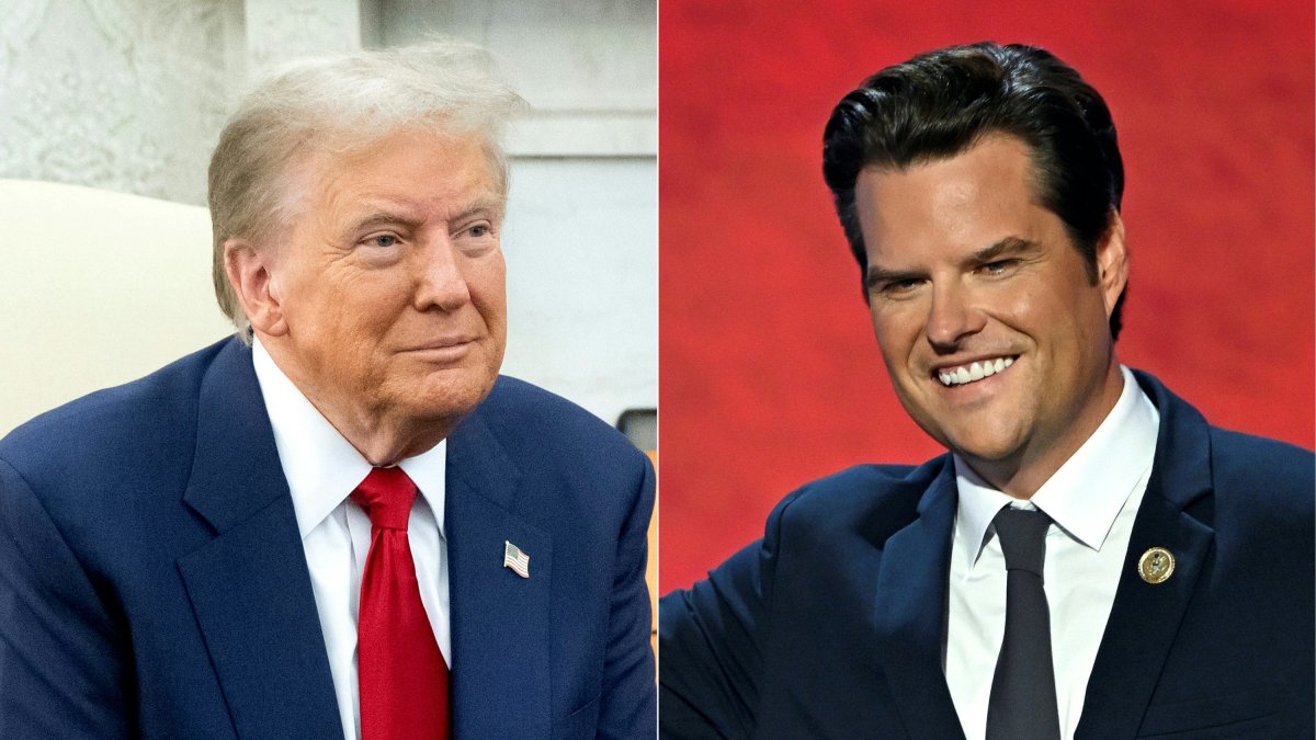 Trump and Gaetz in a file photo