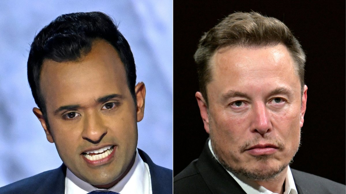 Elon Musk y Vivek Ramaswamy / Andrew Caballero Reynolds, Alain Jocard