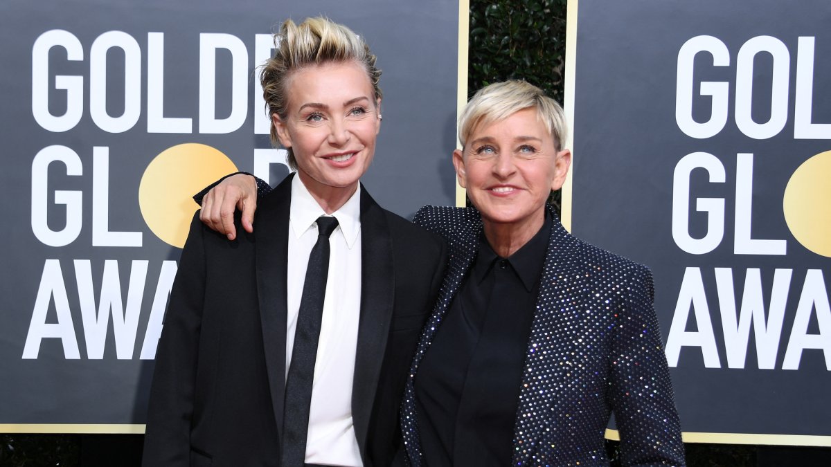 Ellen DeGeneres junto a su esposa Portia de Rossi