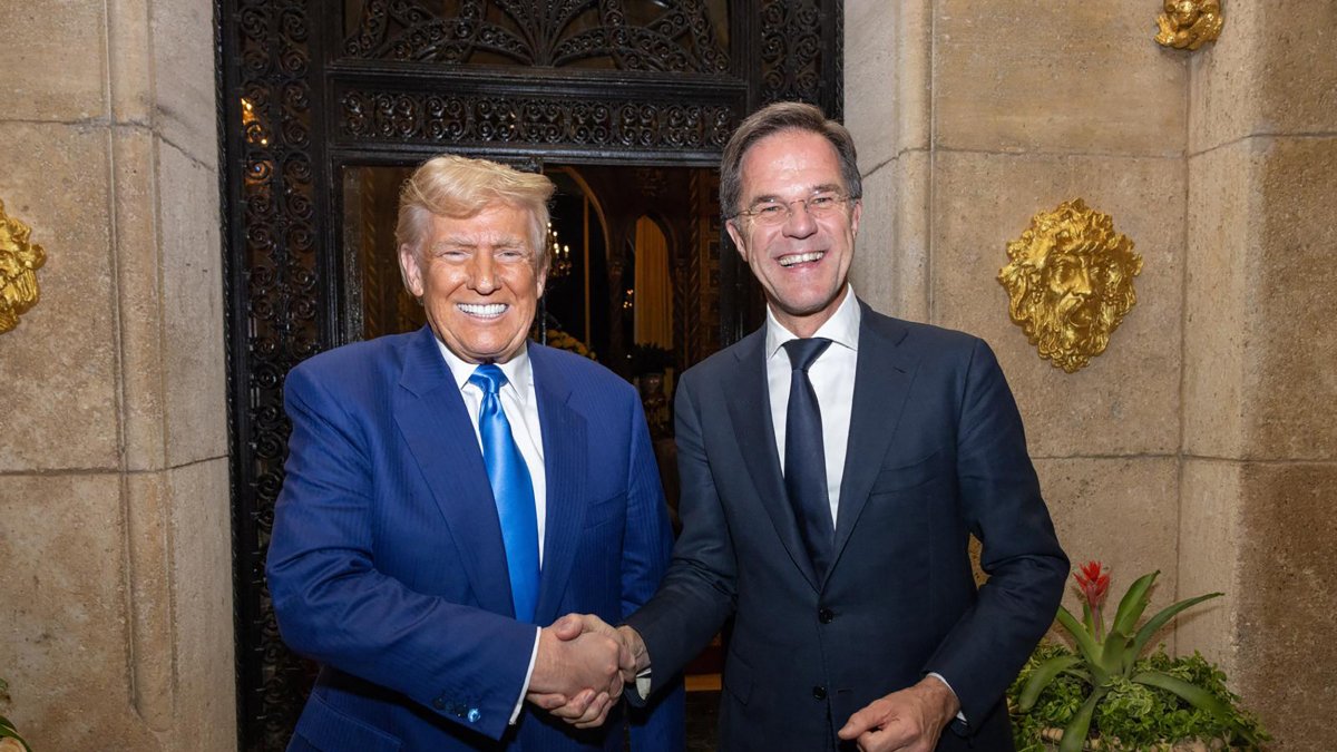 Trump y Rutte