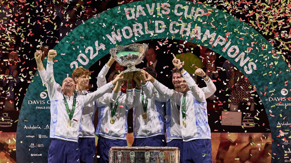 Italia, campeón de la Copa Davis 2024