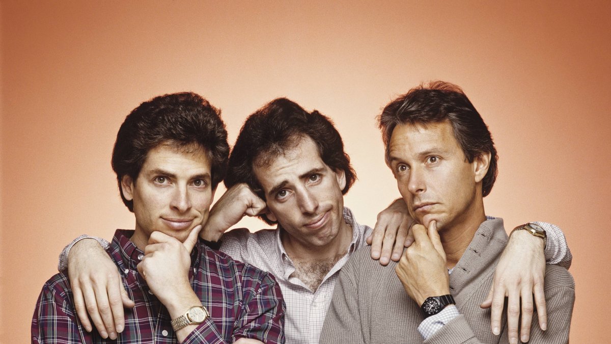 Jerry Zucker, Jim Abrahams (center) and David Zucker in 1984.