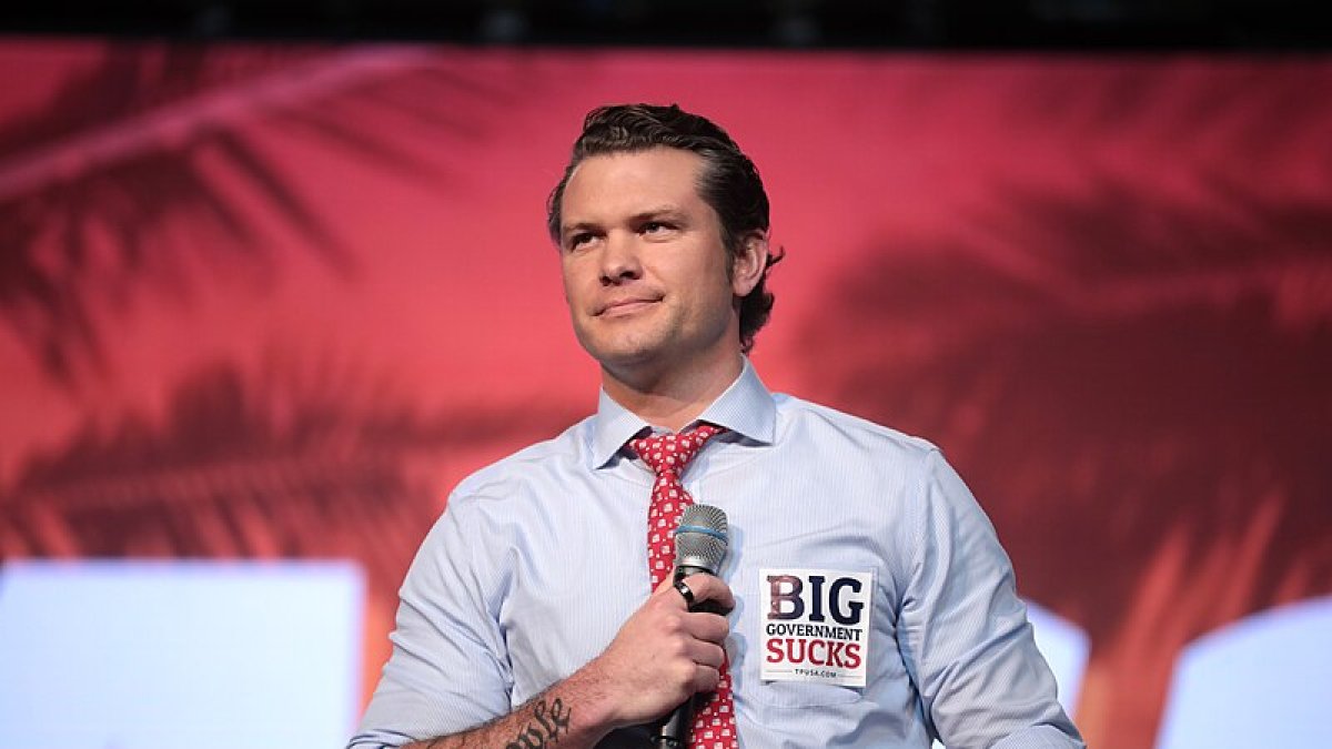 Hegseth was nominated by Trump to lead the Defense Department/Gage Skidmore