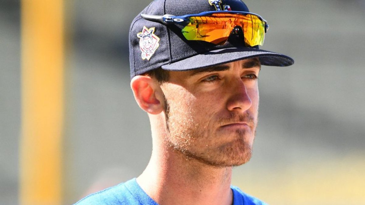 Bellinger en las prácticas