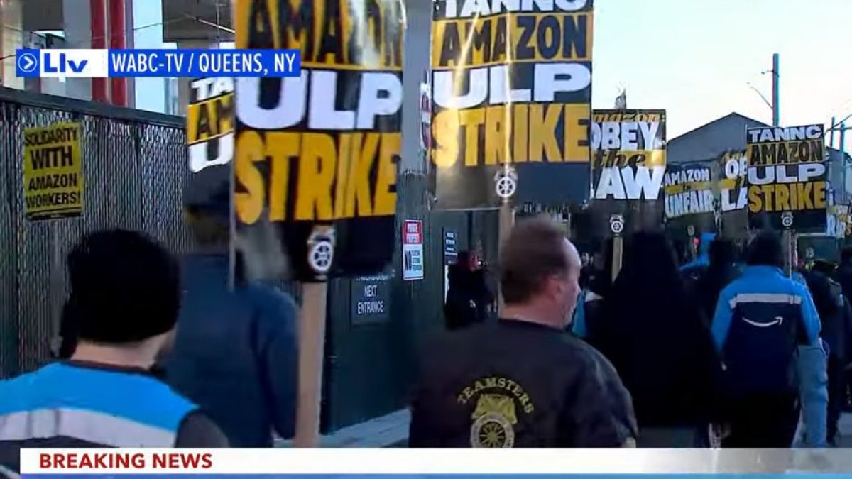 Huelga de empleados de Amazon