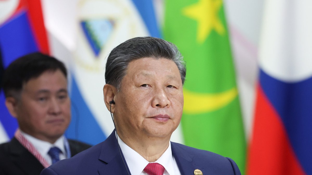 Xi Jinping during the BRICS summit