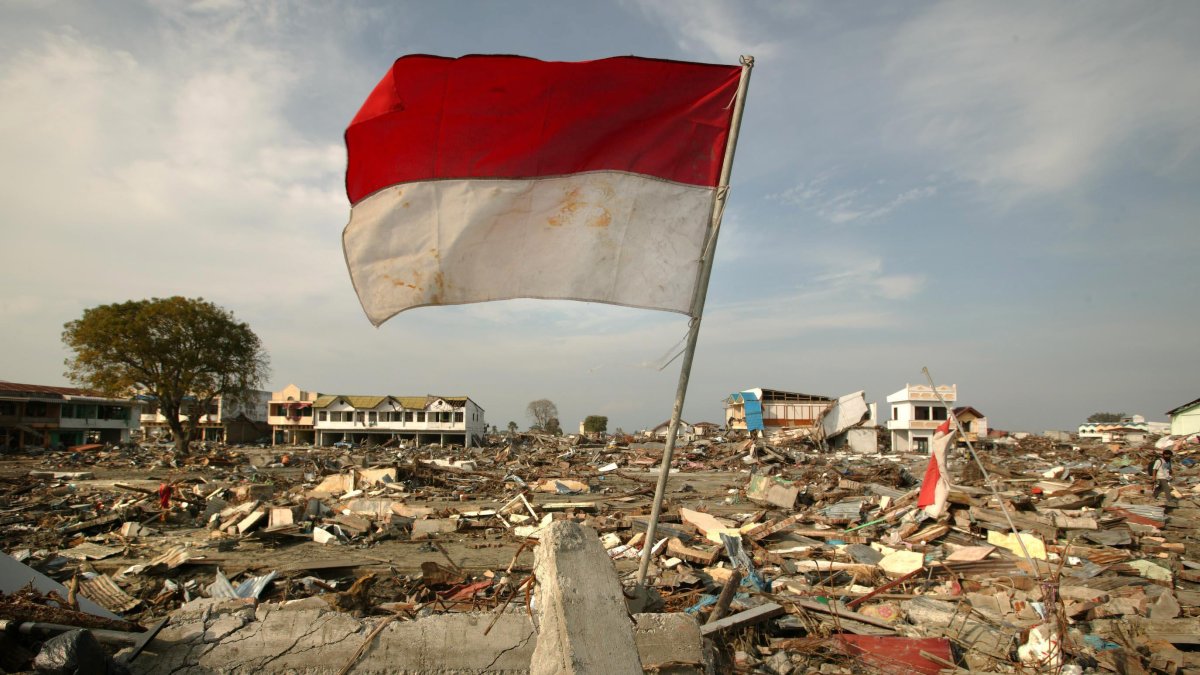 Aftermath of the 2004 tsunami in Indonesia