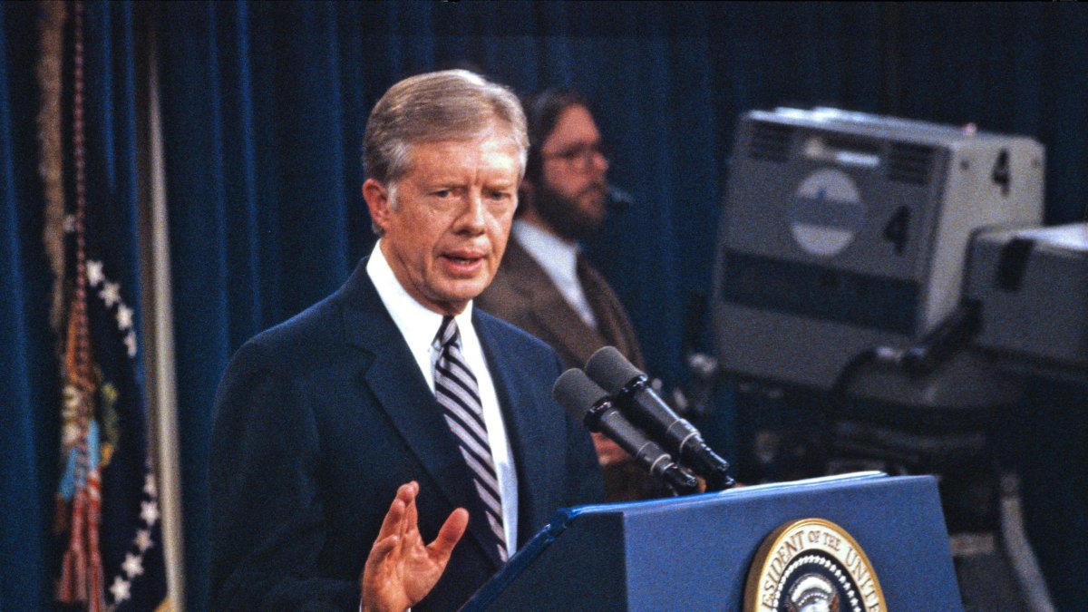 El presidente Jimmy Carter 