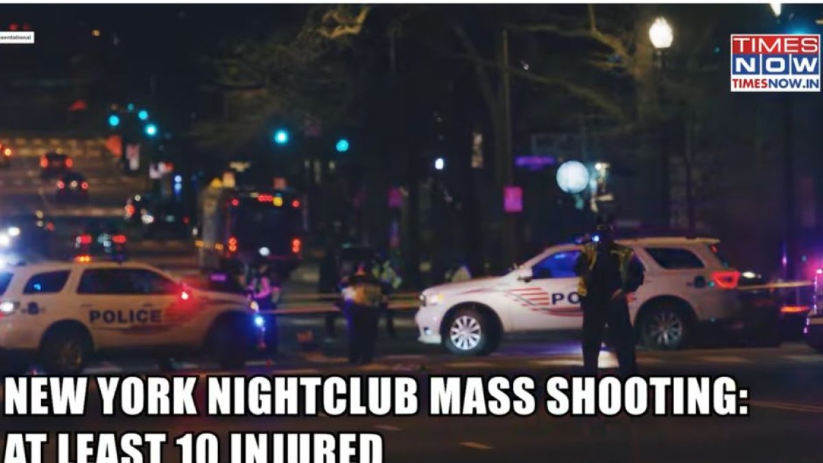 La policía desvía el tráfico cerca de la zona del tiroteo.