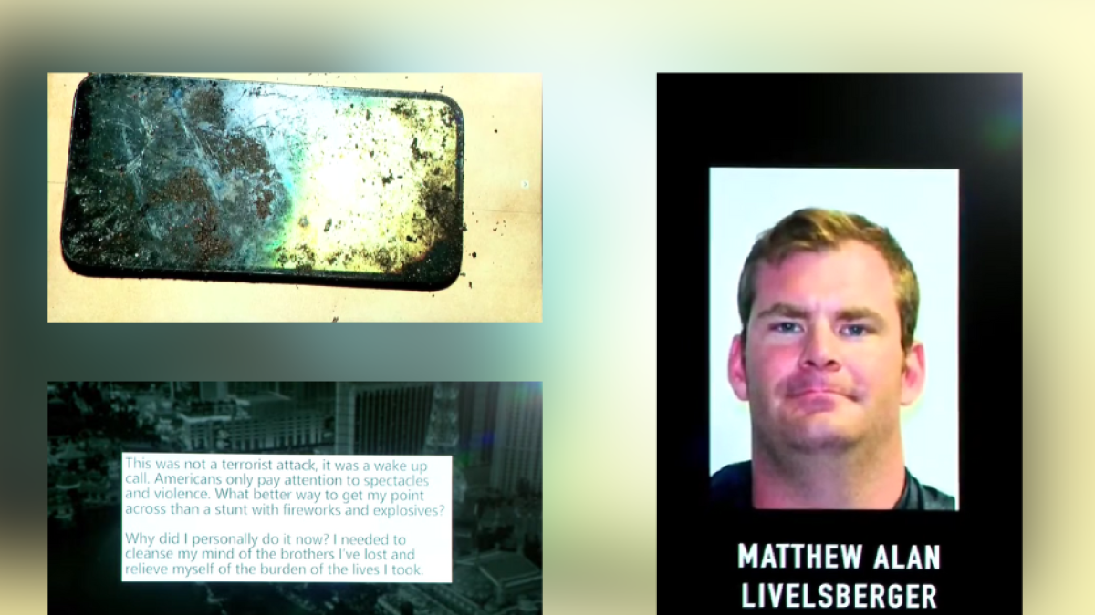 Authorities released images of Las Vegas explosion case