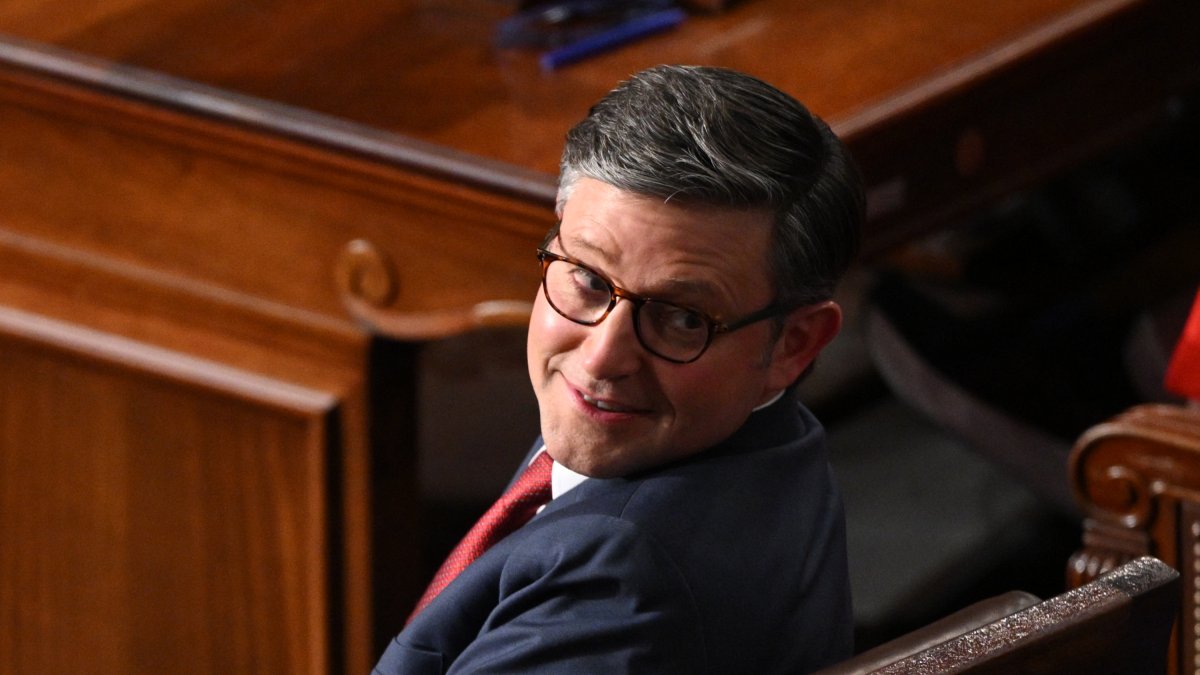 Mike Johnson, presidente de la Cámara de Representantes