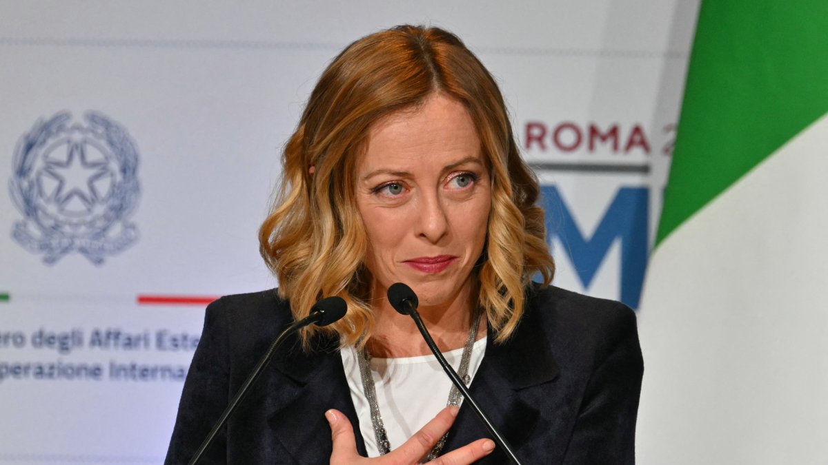 Giorgia Meloni (Archivo) 