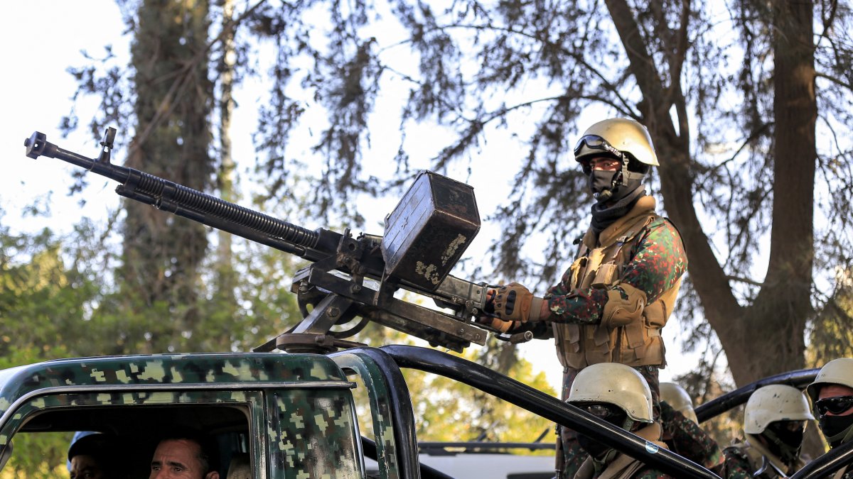 Fuerzas leales a los hutíes en Yemen