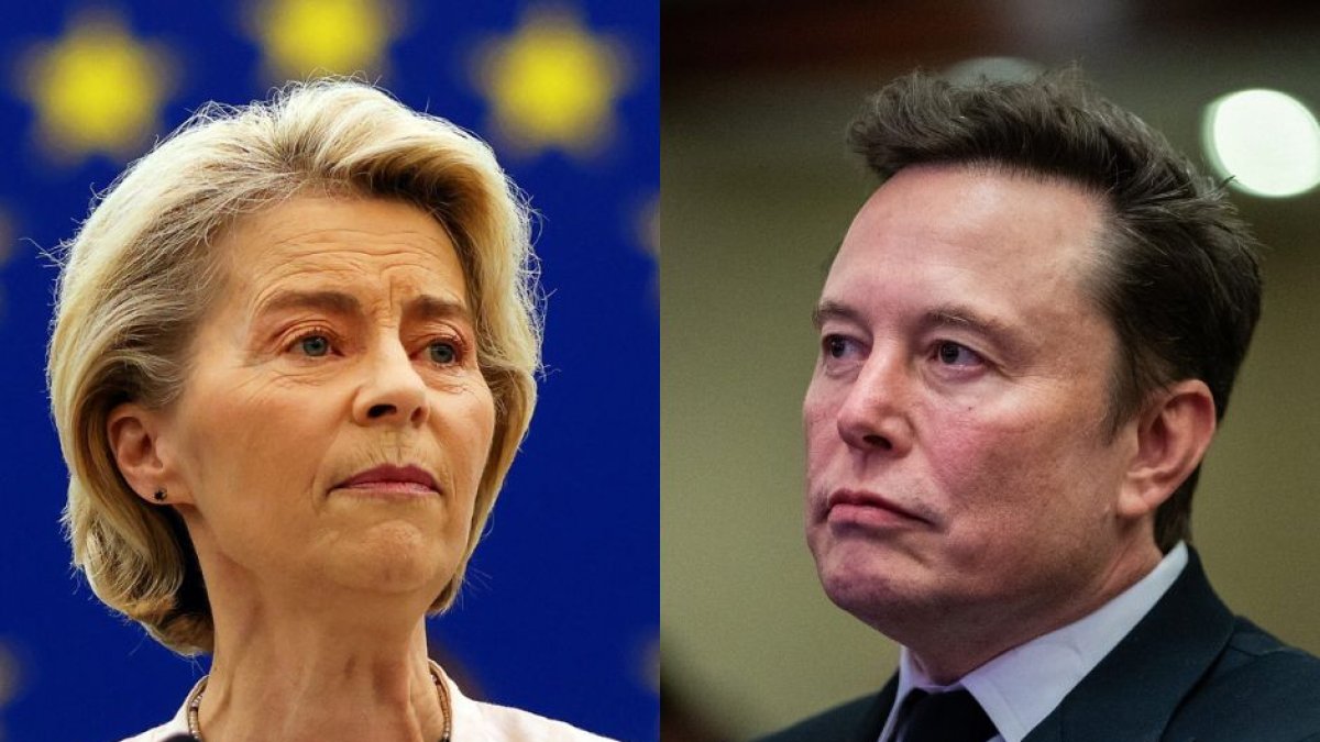 Ursula von der Leyen y Elon Musk