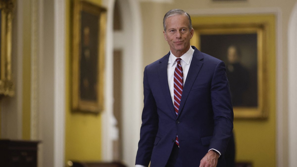 John Thune has been Senate Republican leader for just days/ Ting Shen.