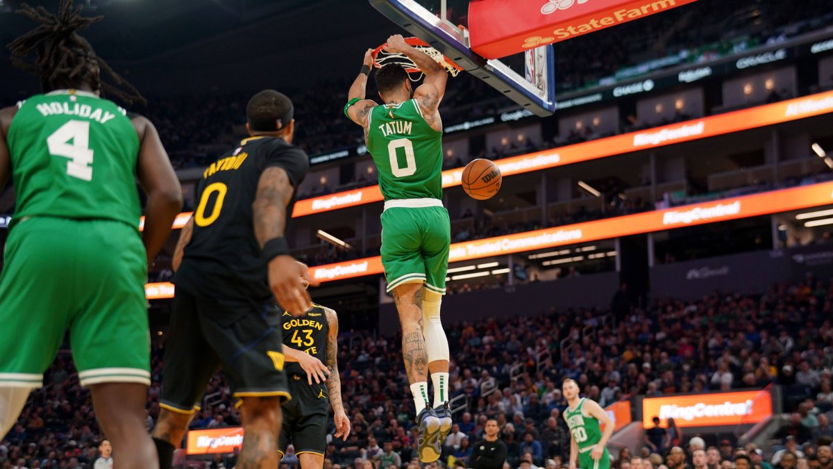 Jayson Tatum of the Boston Celtics