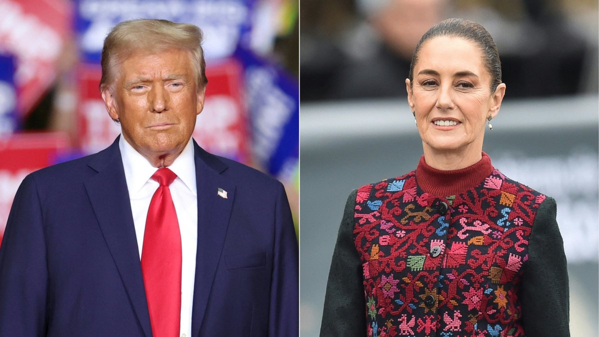 Presidents Donald Trump and Claudia Sheinbaum / Charly Triballeau, Rodrigo Oropeza.