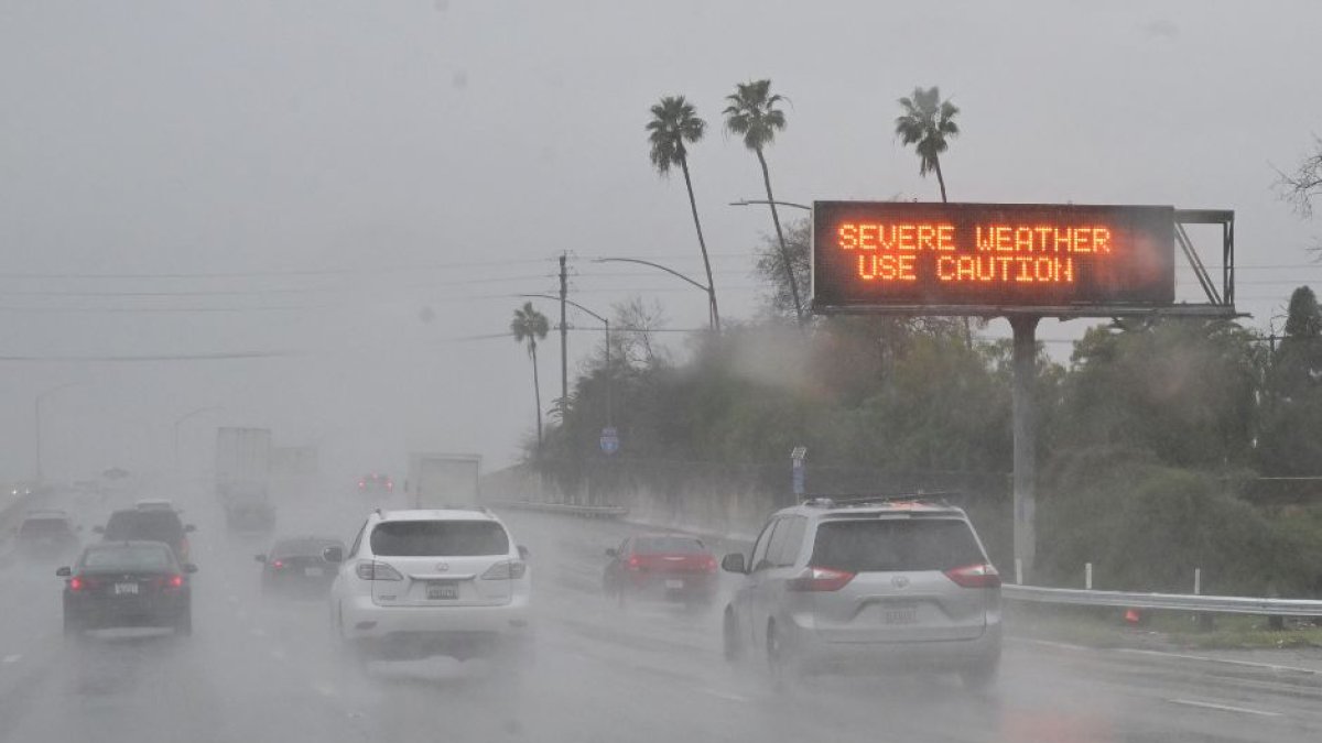 Lluvias en California (Imagen de Archivo)