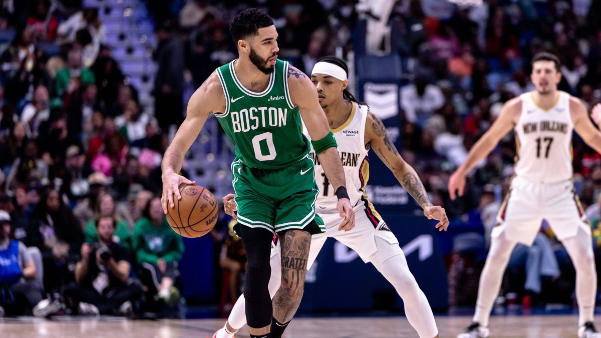 Jayson Tatum of the Boston Celtics