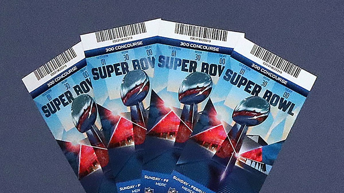 Boletos del Super Bowl LIII. Imagen de archivo