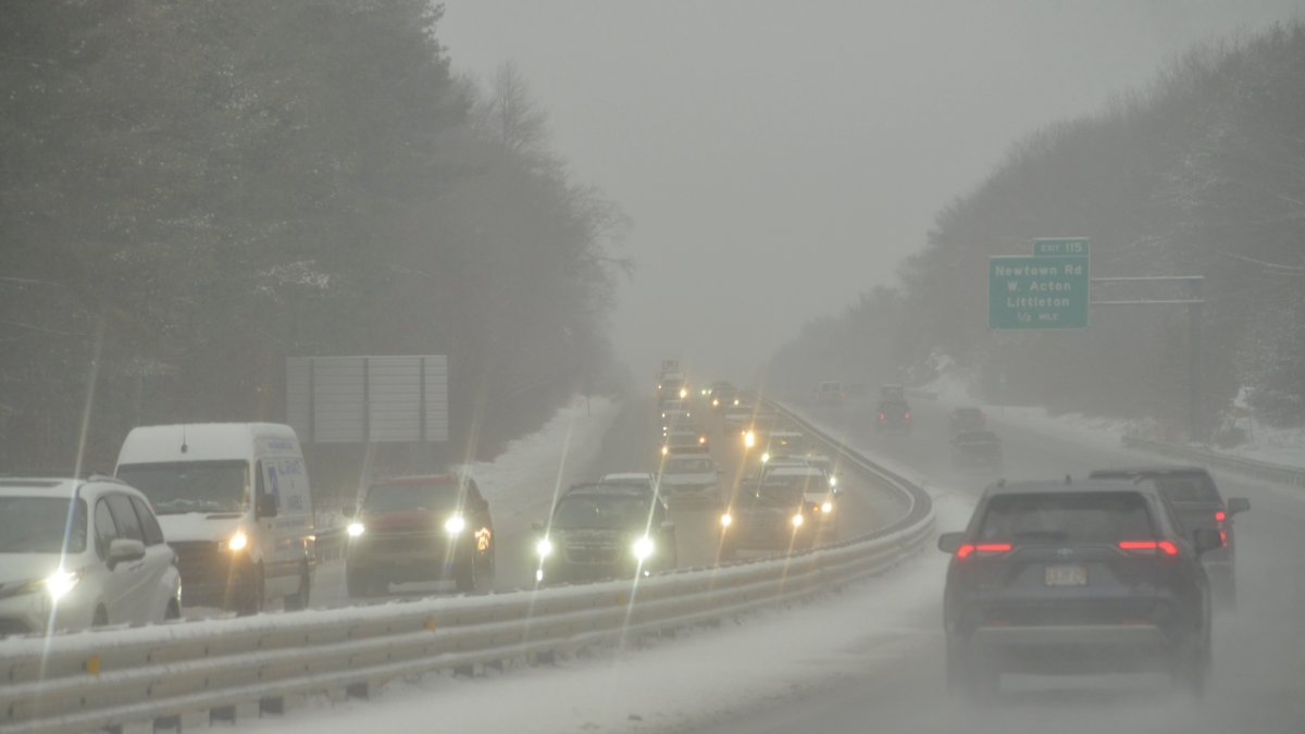 Imagen de archivo de una nevada en Boston, epicentro de la próxima tormenta invernal