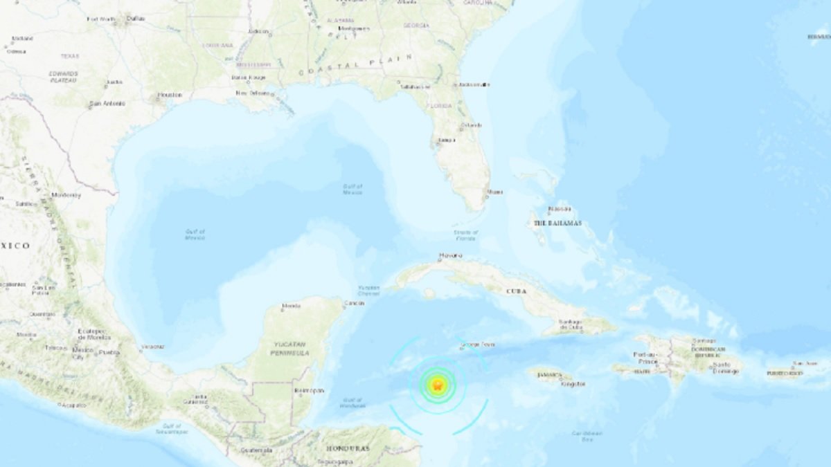 Terremoto en el mar Caribe