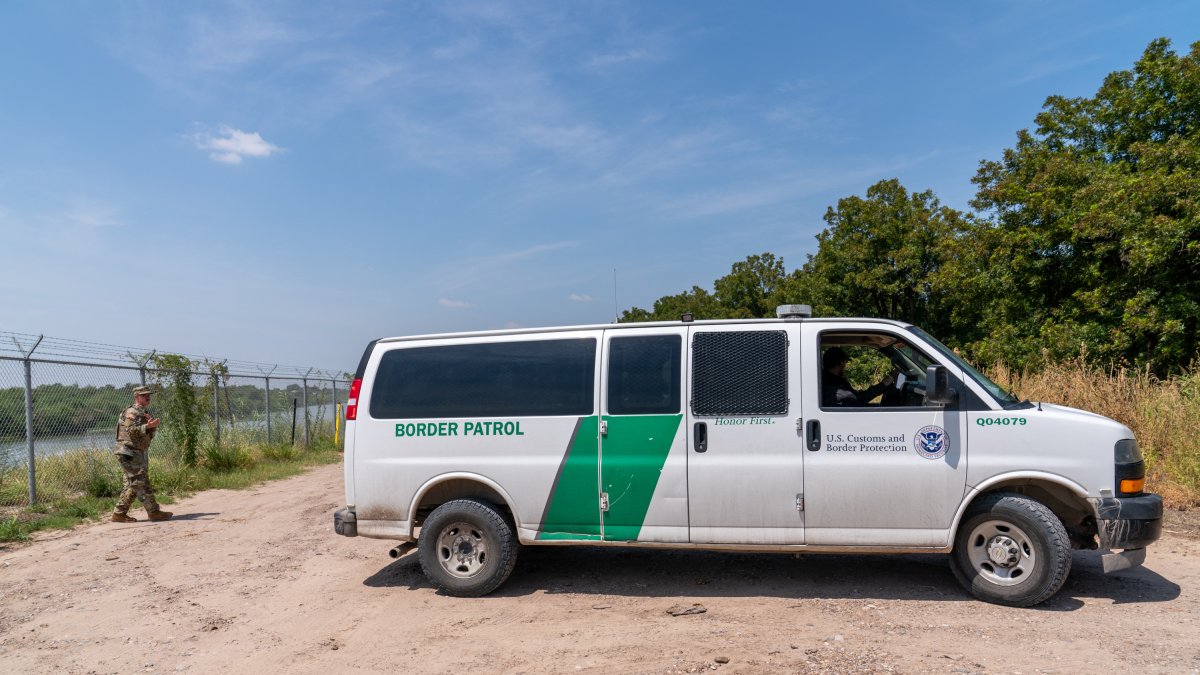 Border Patrol vehicles in Texas (File).