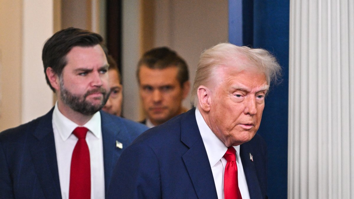 Vance y Trump en una foto de archivo