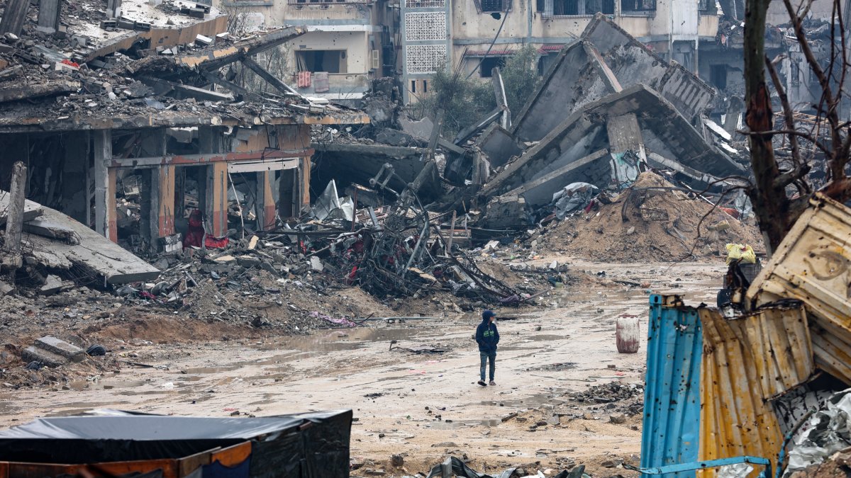 An estimated 84% of the structures in northern Gaza were destroyed/ Omar AL-QATTAA.