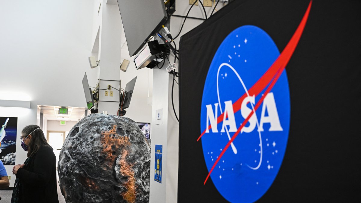 Centro de prensa del Centro Espacial Kennedy de la NASA en Cabo Cañaveral