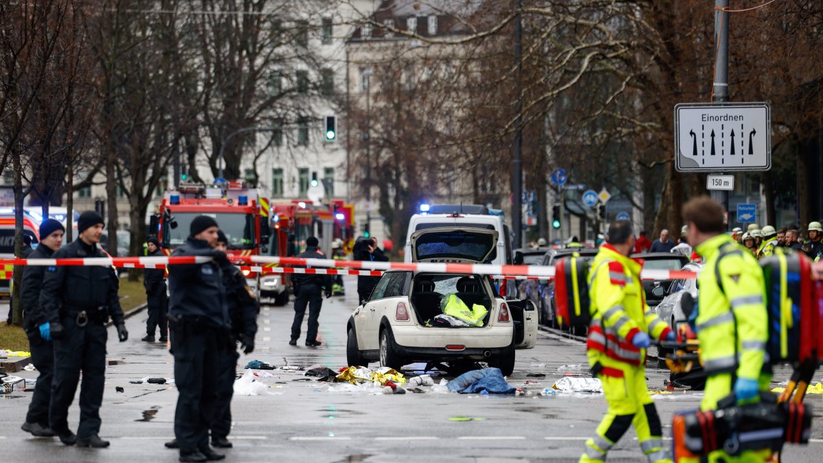 Servicios de emergencia en el lugar de los hechos, Múnich