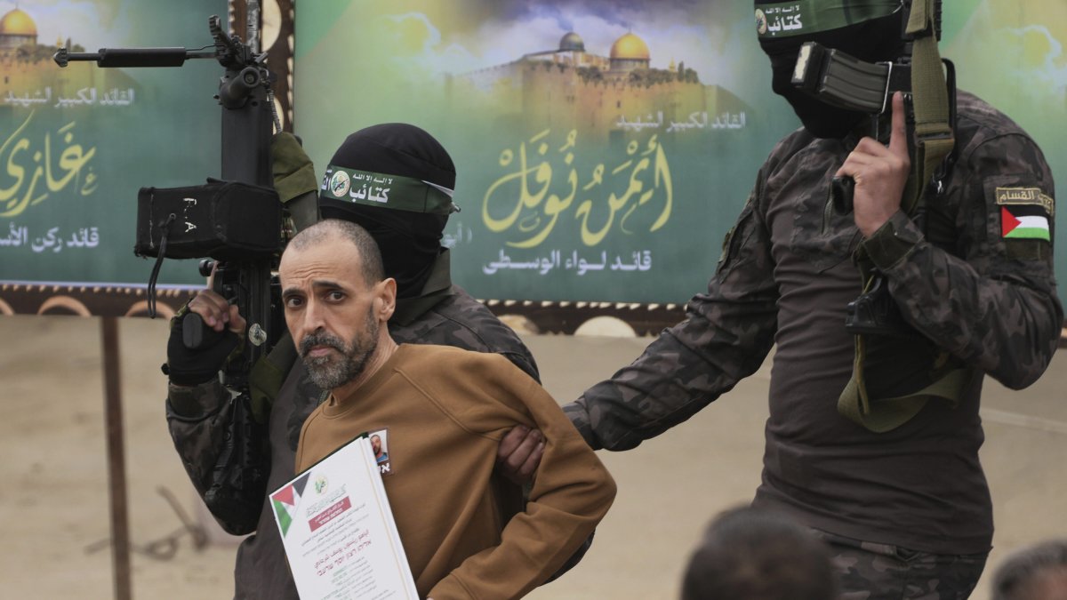 Released Israeli hostage Eli Sharabi