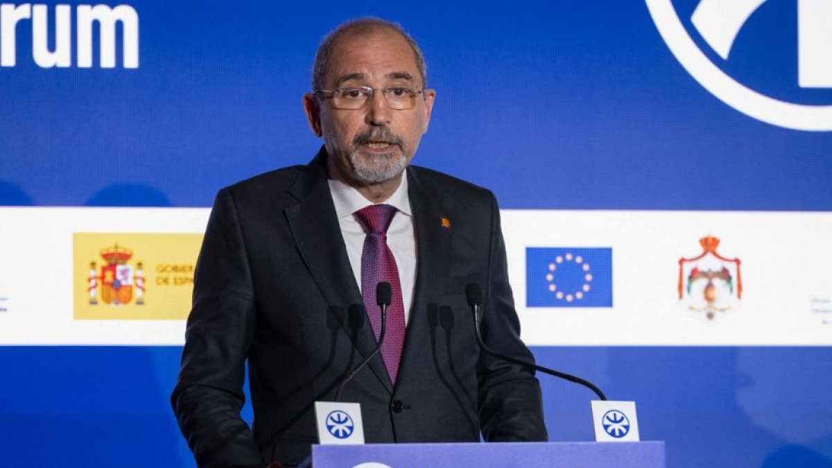 Ayman Safadi, Jordanian foreign minister.