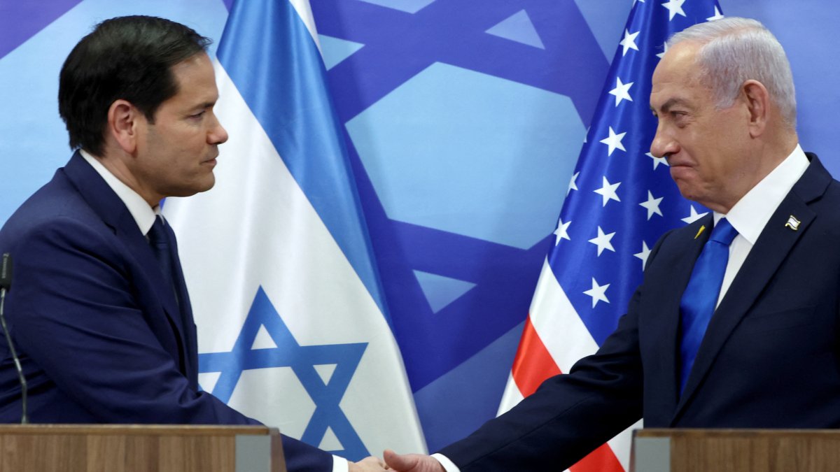 Marco Rubio y Benjamin Netanyahu