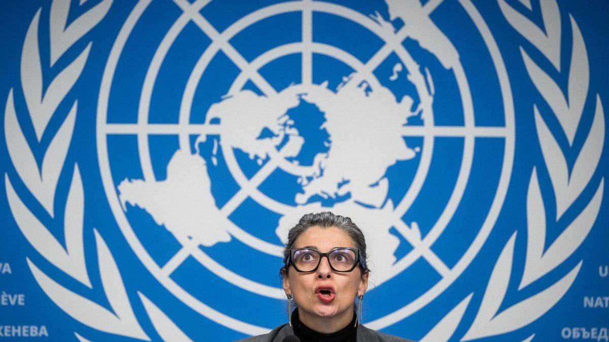 U.N. special rapporteur for Palestinian rights, Francesca Albanese in Geneva on December 11, 2024.