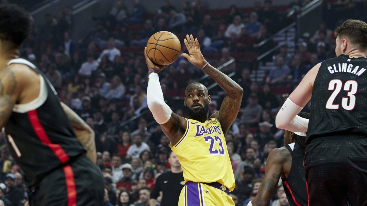 LeBron James vs. the Trail Blazers