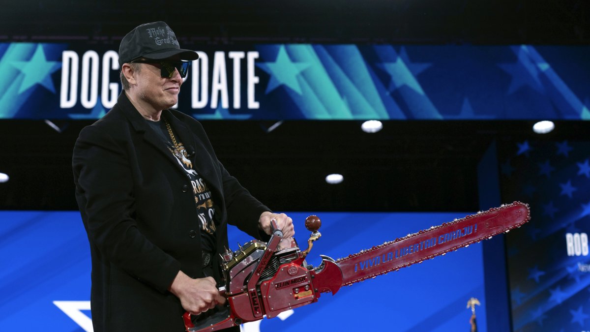 Elon Musk, durante el CPAC