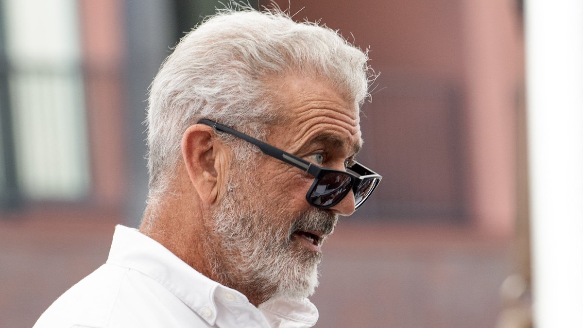Actor Mel Gibson attends a ceremony in Hollywood.