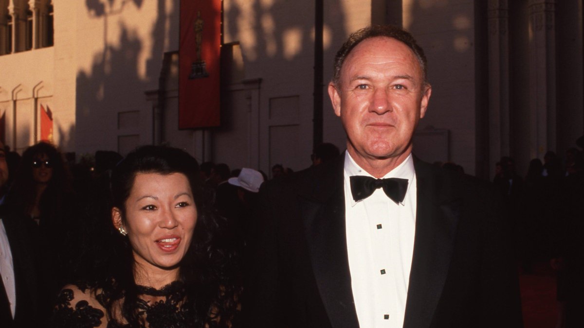 Gene Hackman y su esposa