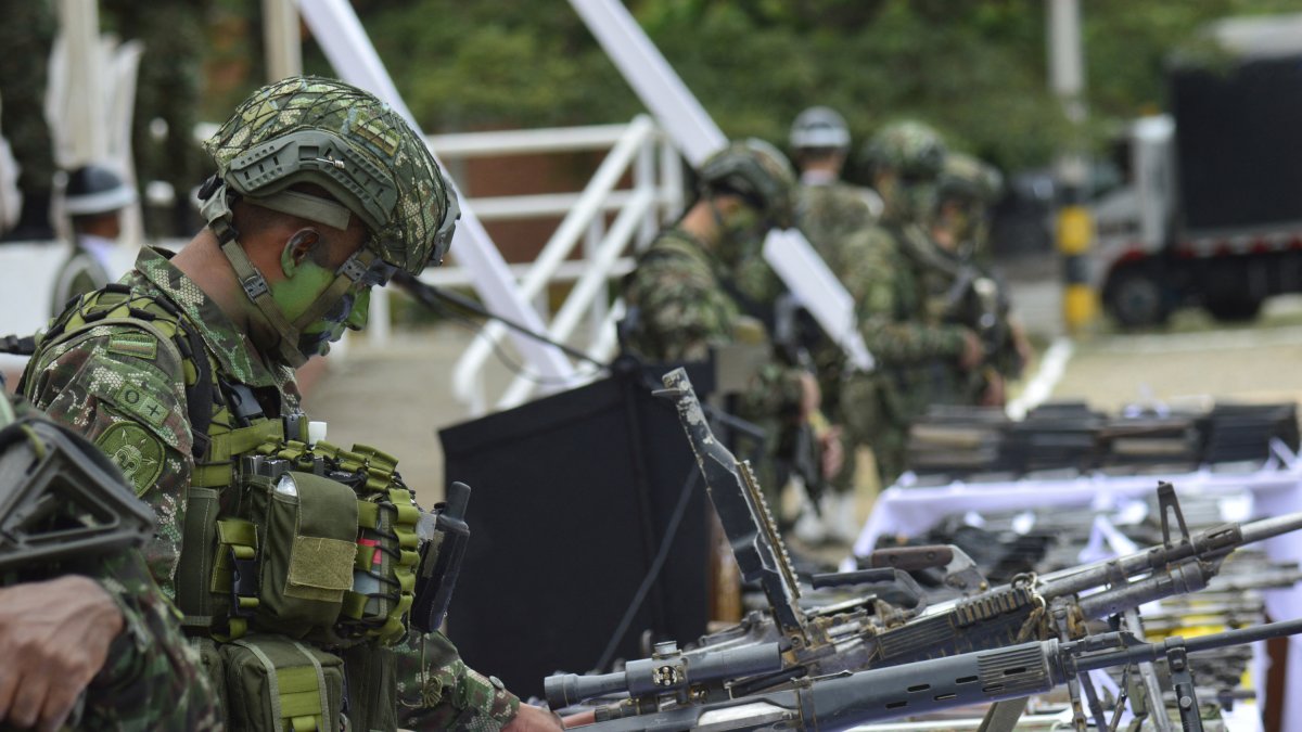 Members of the Colombian Army