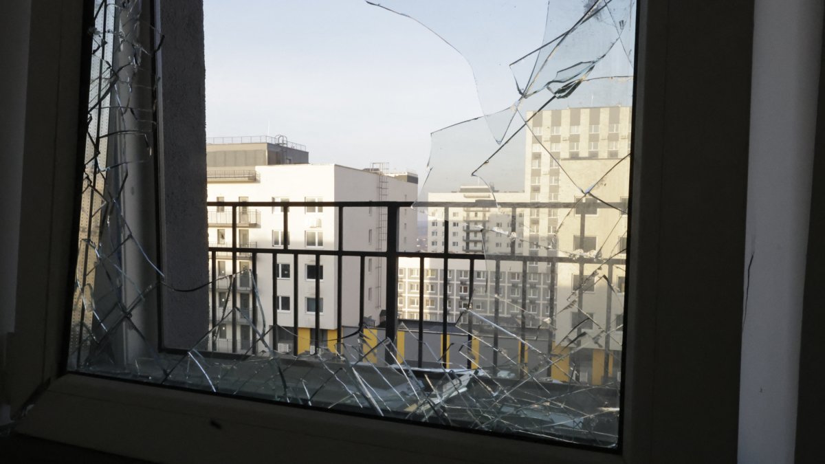 Imagen de los daños en una zona residencial de Moscú