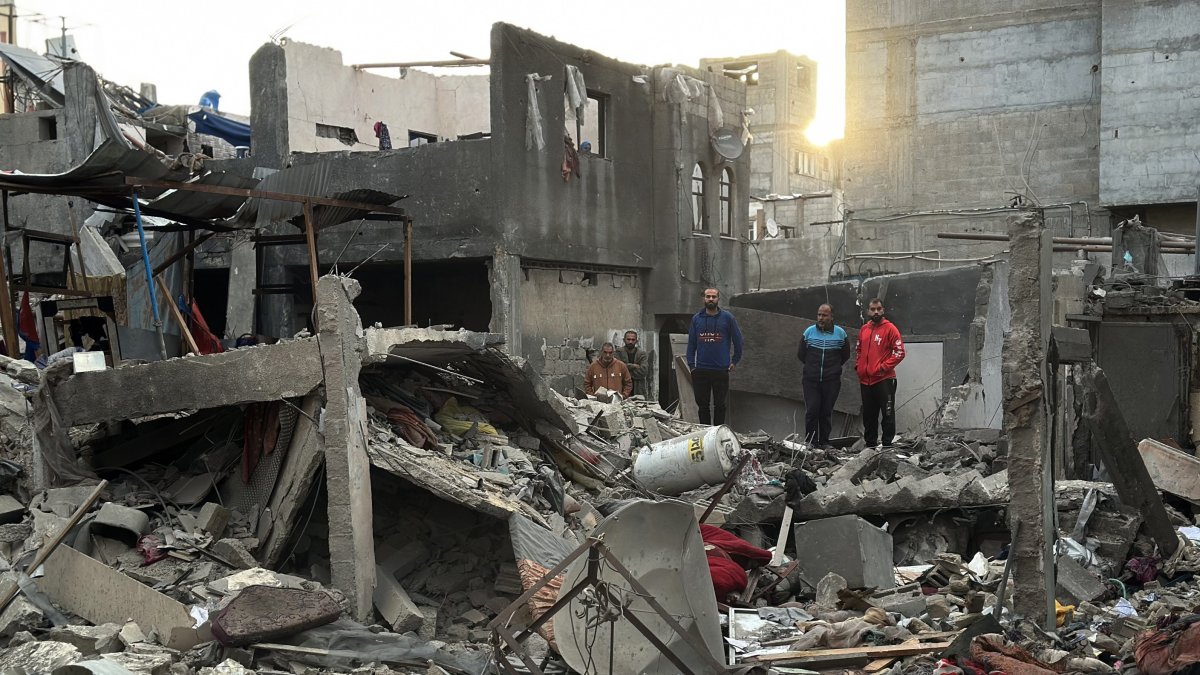 Nuseirat, Gaza Strip, after Israeli strikes