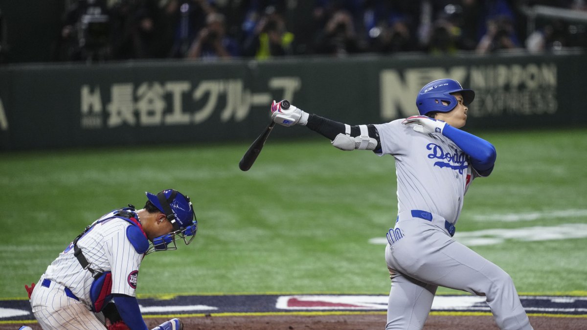 Shohei Ohtani, en el juego inaugural