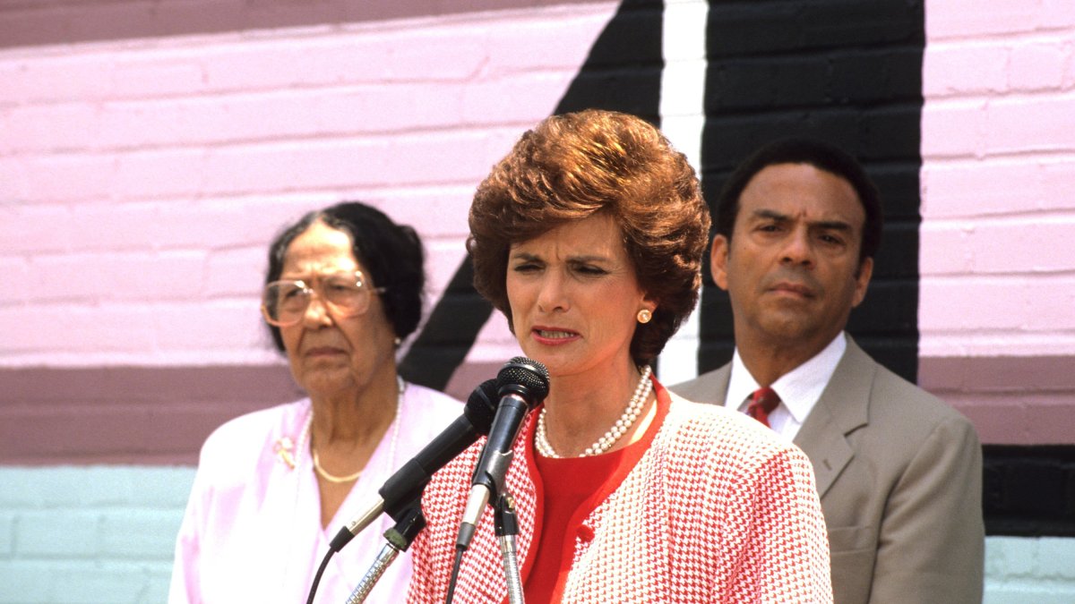 Kitty Dukakis during her husband's campaign.