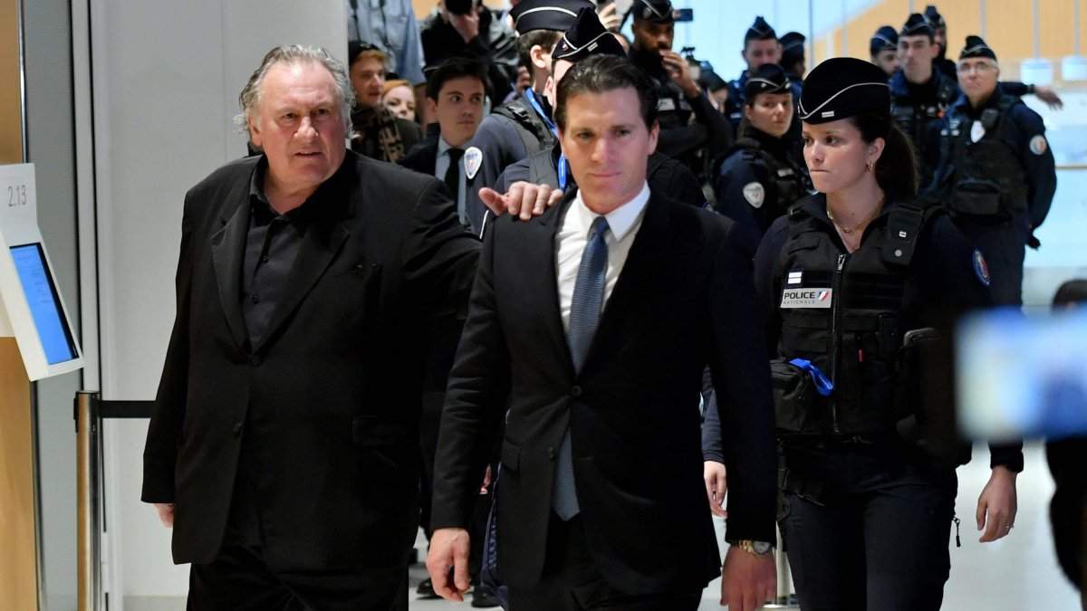 Gerard Depardieu faces sexual assault trial.