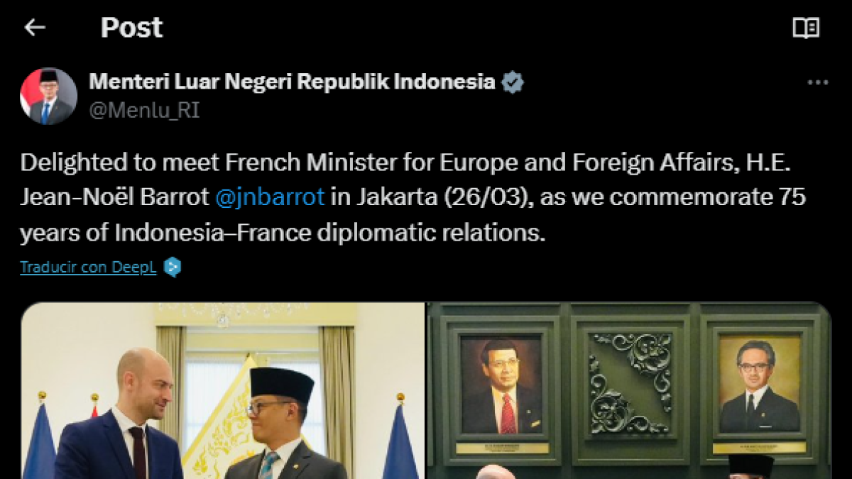 France-Indonesia meeting