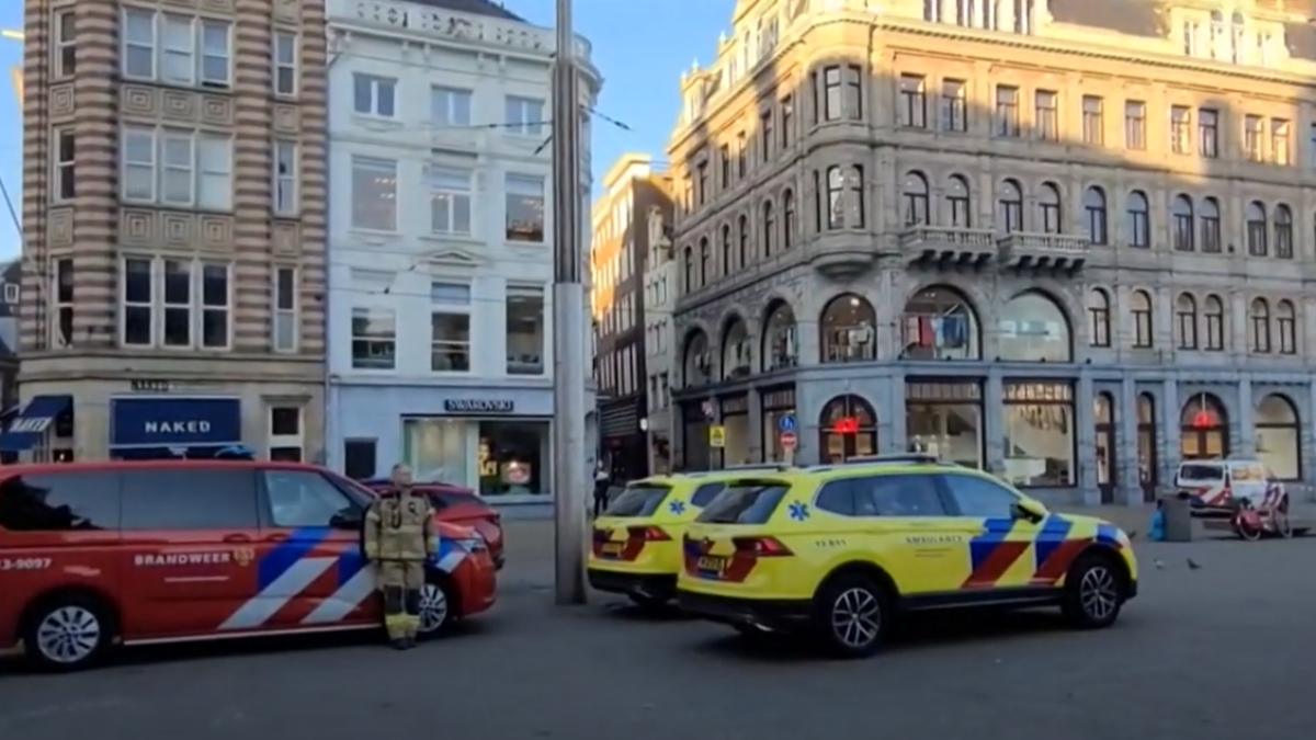 Lugar del ataque en Ámsterdam