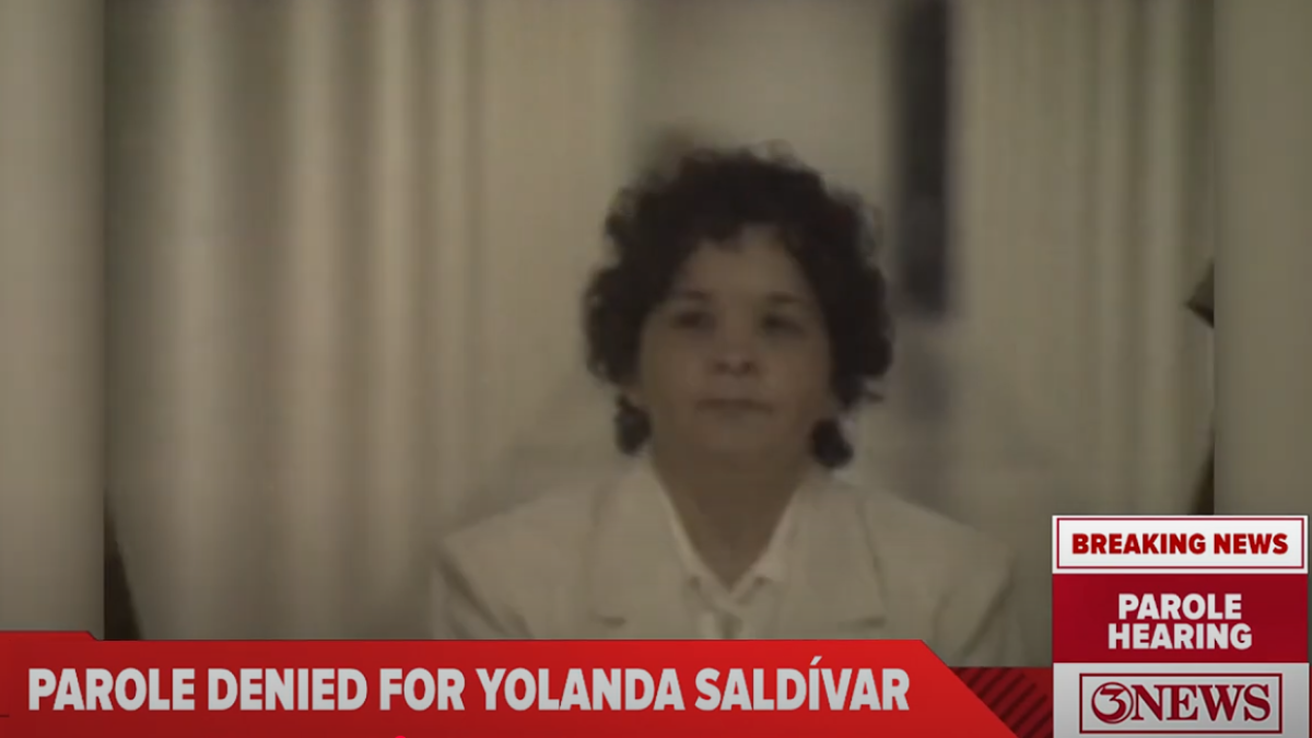 Yolanda Saldívar en el juicio