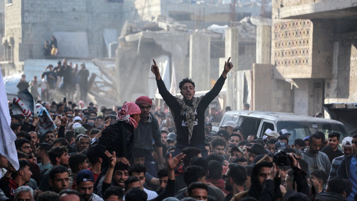 Protesta contra Hamás en Gaza