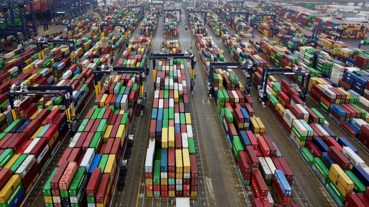 File image of a commercial port.